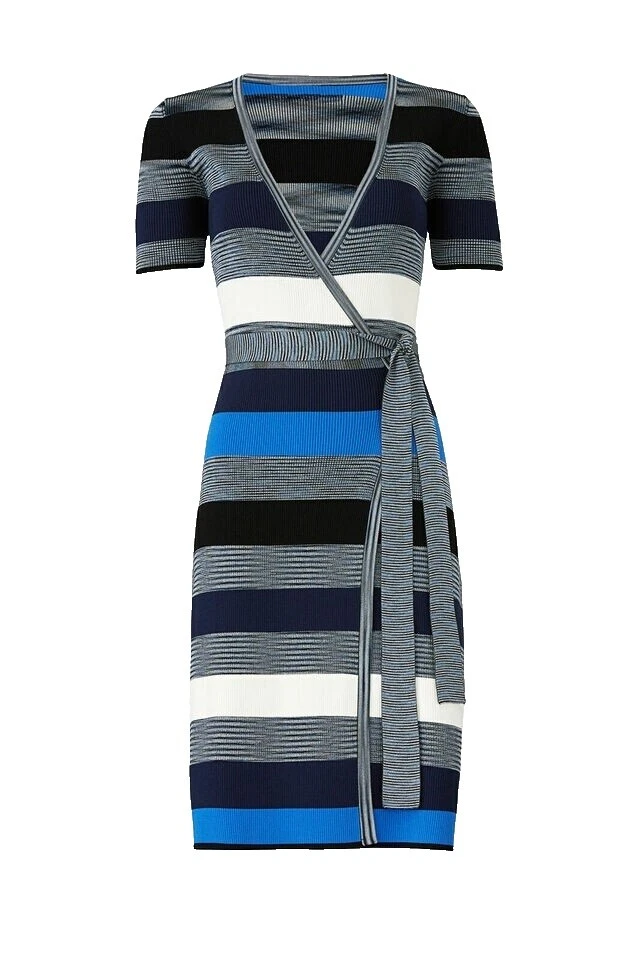 Повседневные платья с запахом в полоску Diane von Furstenberg