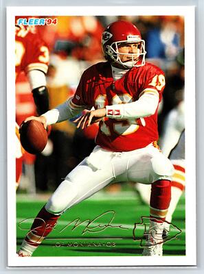 Joe Montana 1994 Fleer Kansas City Chiefs #226