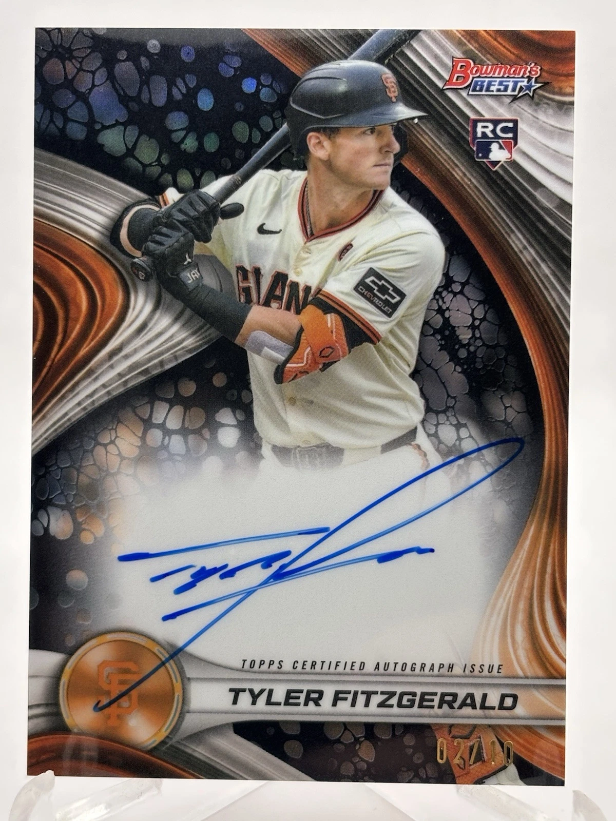 Tyler Fitzgerald trading card