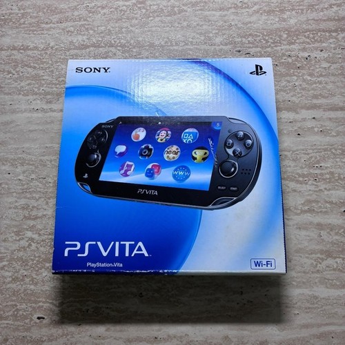 Button Selection Box Sony PS Vita PCH-1000 Crystal Black OLED Console Box Tested Japan 8879 ...