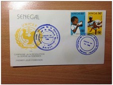 Senegal FDC 1986 UNICEF Childhood Baby Campaign Survival