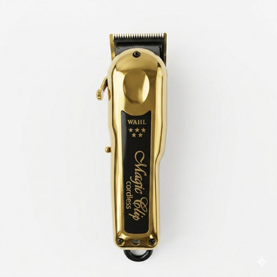 Wahl 5-Star Gold Cordless Magic Clip Hair Clipper Pro Barber Trimmer #8148-700