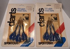 Vintage 1981 UNICORN Brass Darts - Sportcraft - Lot Of 2- Made In England