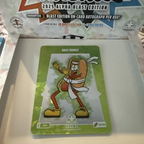 Bo Jackson Battle Arena Alpha Blast Green Battlefoil Hot Dog Brat Wurst HD-9