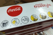 4x Coca Cola Freestyle Original Coke Classic Concentrate Syrup Refill Cartridge