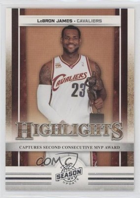 2009-10 Panini Season Update Highlights Silver /99 LeBron James #18 03rx