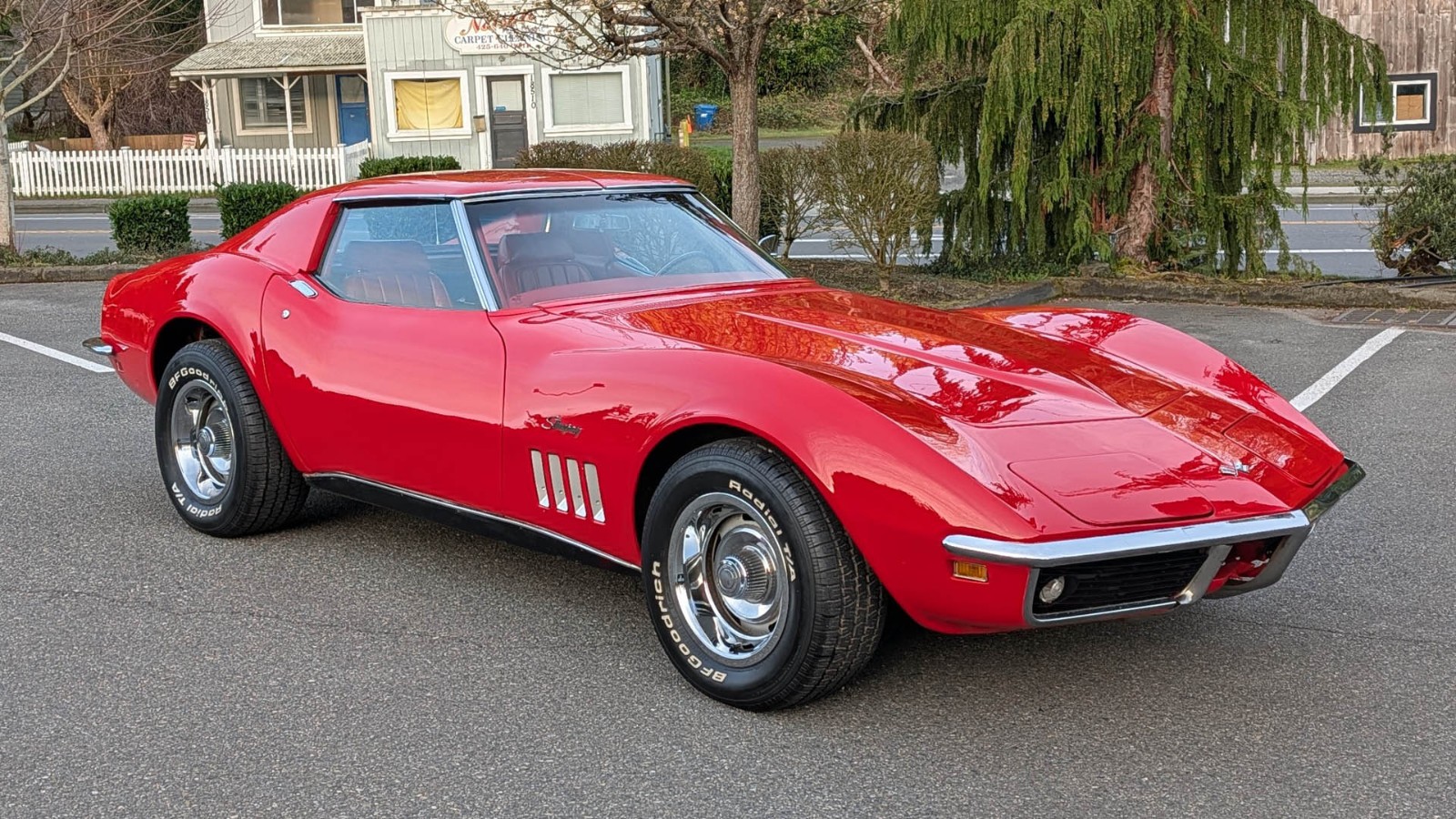 1969 Monza Red Chevrolet Corvette   | C3 Corvette Photo 3