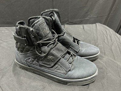Vlado High-Top Strap Sneakers in Black sz 4Y - Vlado Atlas II High Tops Shoes Sneakers Black | eBay main image 2