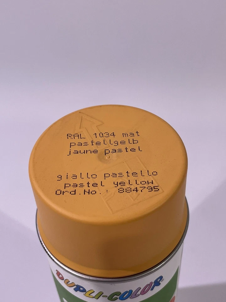 Dupli Color All Season RAL 1034 Pastelgelb Matt Gelb 884795 Wetterfest 400ml - Bild 2 von 4