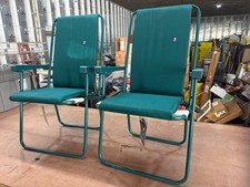 (2) NEW LAFUMA GARANTIE 2 CHAIRS SEE NOTES DAMAGED ARM