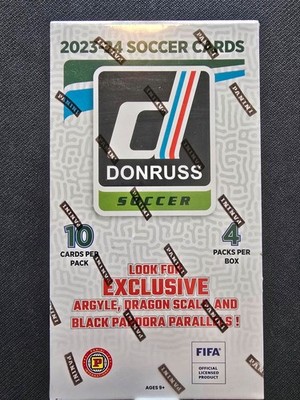 2023/24 Panini Donruss Soccer International Hobby Box Factory Sealed