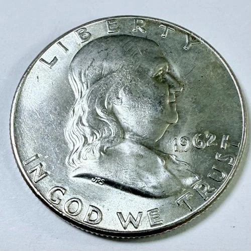 1962-P Franklin Half Dollar — photo from the most recent tracked eBay sale