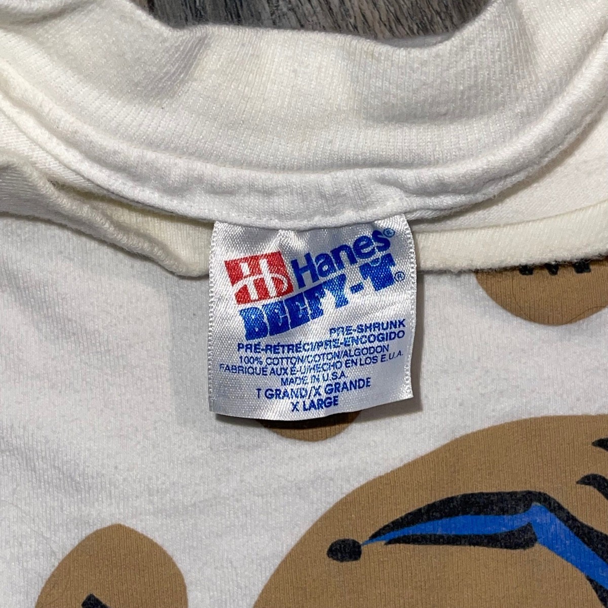 Vintage Hanes Beefy-T Palo Alto Dog's Best Friend Run T-Shirt XL White IAMS USA View 4