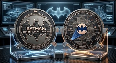 GOTHAM'S SILENT PROTECTOR 87 YEARS 1939-2026 OF LEGEND COMMEMORATIVE COIN