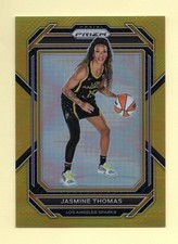 2023 Panini WNBA Prizm GOLD PRIZMS Jasmine Thomas #/10 SP - LOS ANGELES SPARKS