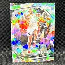 Panini Prizm 2023 WNBA Jackie Young Cracked Ice Prizm #23 Las Vegas Aces