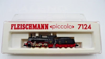 FLEISCHMANN PICCOLO LOCOMOTIVE VAPEUR BR 53 7752 DR RÉFÉRENCE 7124 - Photo 1/4