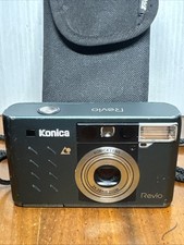 Green Konica Revio Point  Shoot APS Camera Japan W Battery