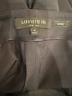 Lafayette 148 New York Irving Virgin Wool Pants- Navy Women's Size 4 — photo 3