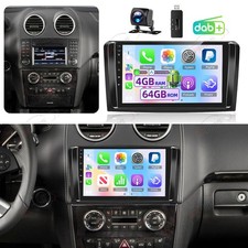 AutoRadio Android 15 4+64GB Navi GPS Navi Für Mercedes-Benz M-Klasse W164 ML 320