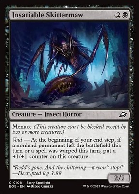 Magic the Gathering (mtg): EOE: Insatiable Skittermaw  (x 4)