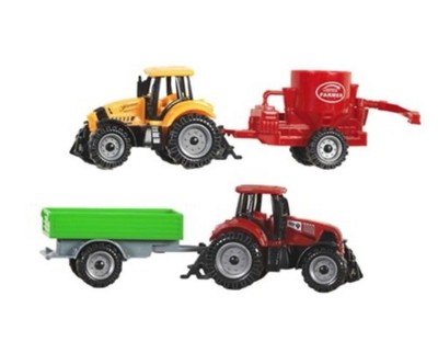 Bigtime  BARNYARD KID'S TOY TRACTOR AND TRAILER SET