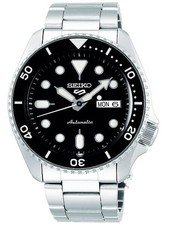 Seiko 5 SEIKO Five Sports Automatic (Japanese Day) Wristwatch SRPD55K1 Black ( S