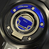 Aufkleber 3D Kompatibel Mit Yamaha Tracer 900 2018-2020 Tankdeckelschutz Blau
