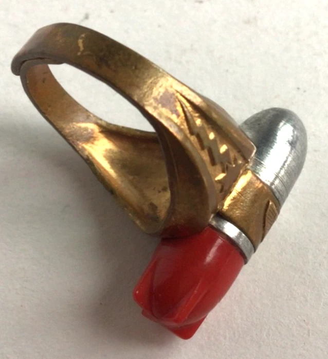 Кольцо Lone Ranger Atom Bomb 1947 винтажное хлопья Kix премиум-класса полное оригинальное - Изображение 3 из 4