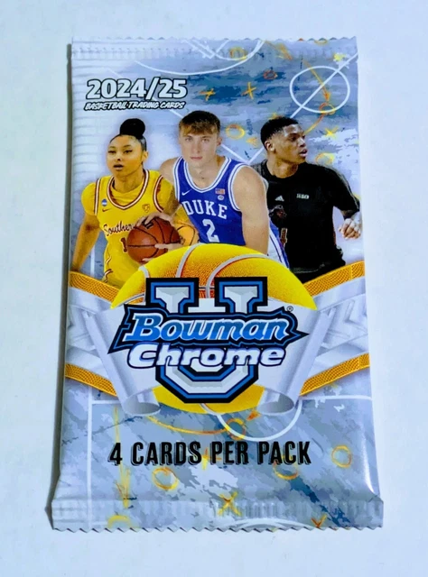 2024-25 Bowman University Chrome Basketball Hobby Box - ONE PACK - RIPPED LIVE