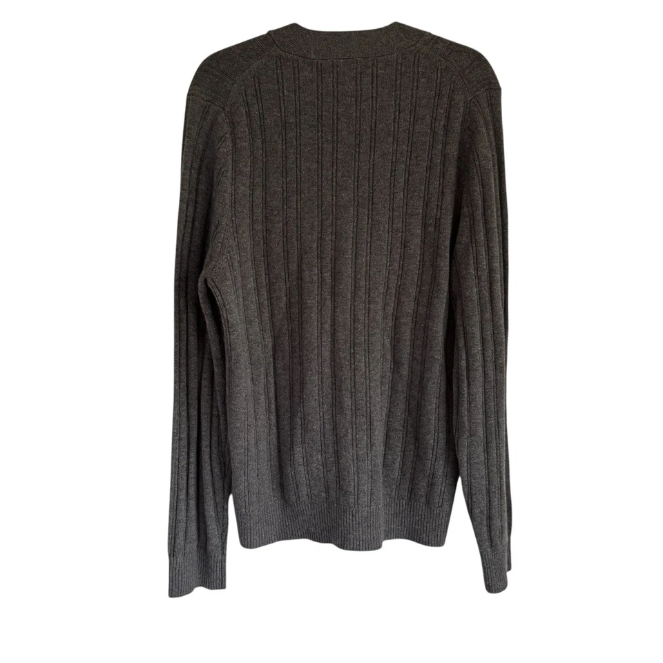 Cárdigan suéter gris jaspeado de cachemir Garnet Hill para mujer talla grande nuevo sin etiquetas Foto 3 de 4