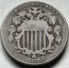 1872 Shield Nickel — photo from another recent sale