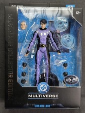 New  McFarlane DC Multiverse Collector Edition COSMIC BOY  51 Platinum 7  Figure