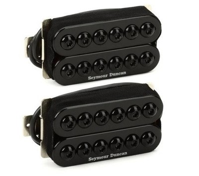 Seymour Duncan  SH-8 Invader Humbucker Set~Black~16.6k-B 7.5k-N~4 Wire~USA~New