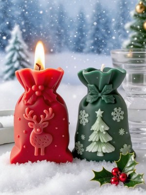 Weihnachten Silikonformen Kerzenformen Kerzenherstellung Zubehör DIY Seifenharz Form