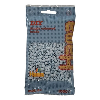HAMA Perlenbeutel, 1.000 Stück, Graublau