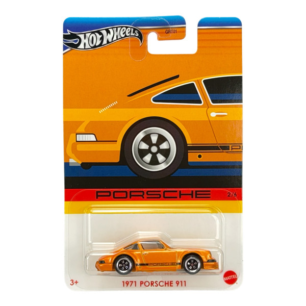 Hot Wheels Silver Series 1971 Porsche 911 Series Porsche 2/6 NEW Diecast Model-image