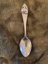 Vintage 75th Anniversary Nickel Silver Of Calgary Souvenir Spoon
