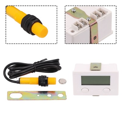 Electronic Digital 5 Counter Industrial Magnetic Sensor Switch Punch Counter