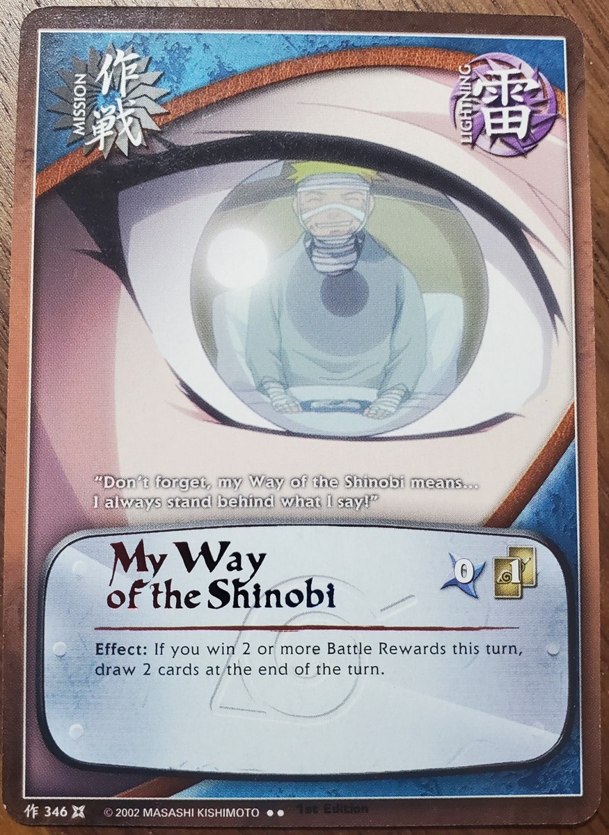 NARUTO RARE Assorted Mission Cards (GOLD NAMES) - CCG/TCG | eBay
