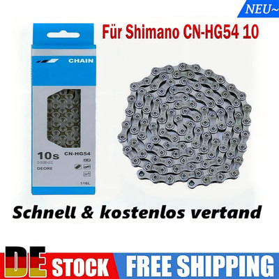 Shimano-Kette CN-HG54 10 Fach Kette HG-X 116 Glieder MTB E-BIKE Fahrradkette DHL