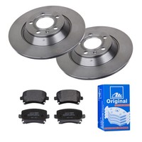 ATE Bremsscheiben Ø302MM + BremsbelÄGe Hinten FÜR Audi A6 Allroad C6 Skoda Seat