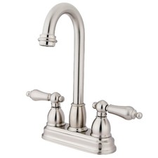 Kingston Brass KB349.AL Restoration 1.8 GPM Standard Bar Faucet - Nickel