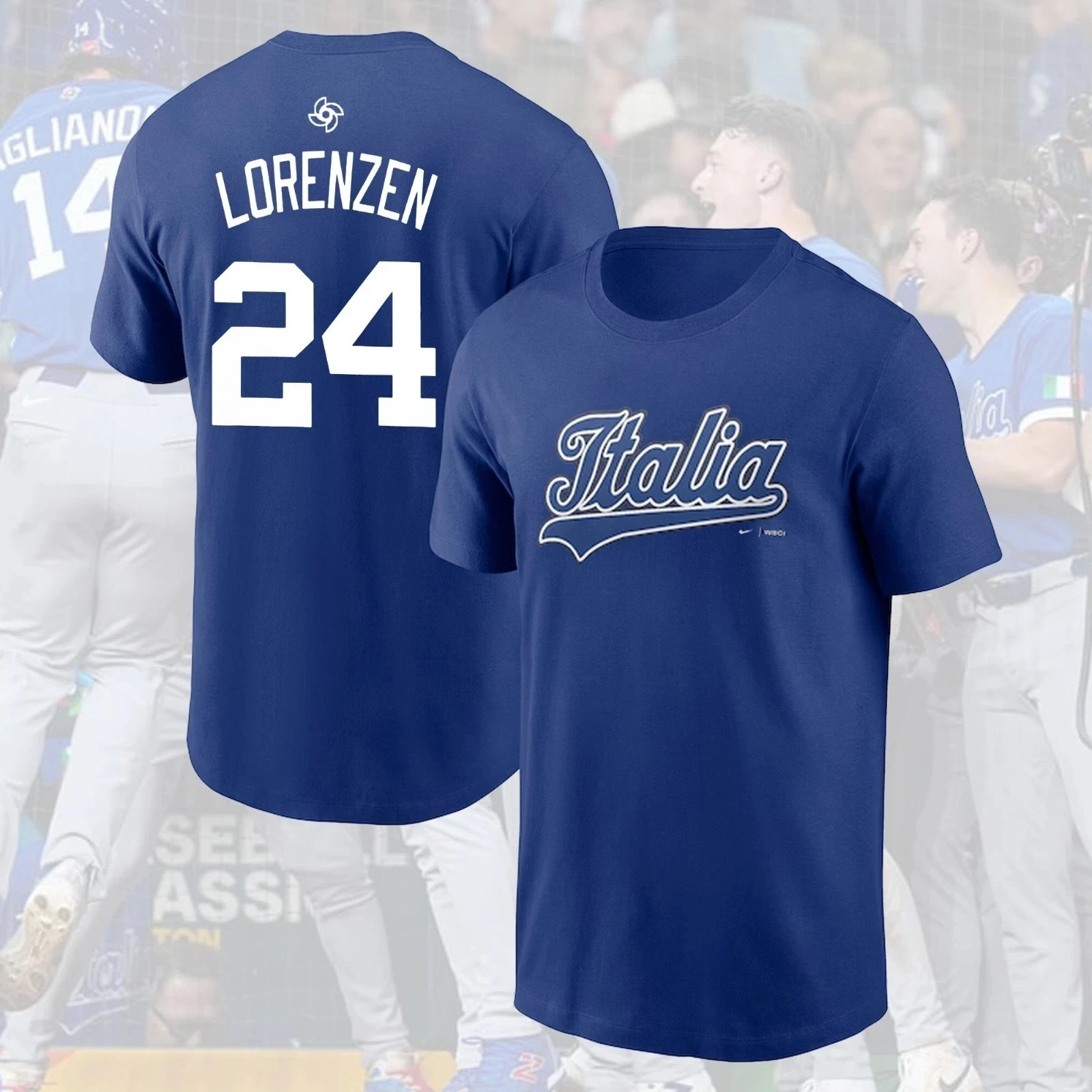 Italy Baseball Team 2026 Classic Name & Number All Players Gift For Fan