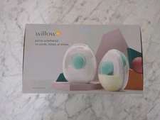 Willow Go Wearable Double Electric Breast Pump Kit Wireless, Rechargeable