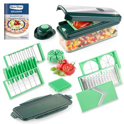 B-Ware Genius Nicer Dicer Exklusive 15 tlg. SONDERSET inkl. Glasschüssel