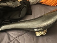 Hutch BLACK BMX Seat Old School Bicycle Saddle Jmc vdc cw se gt dg boss