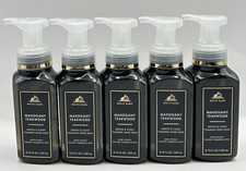 Bath  Body Works Gentle Foaming Hand Soap 5 Pack Mahogany Teakwood 8.75oz Each