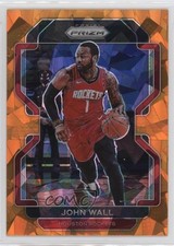 2021-22 Panini Prizm Orange Ice Prizm John Wall #68 12z3