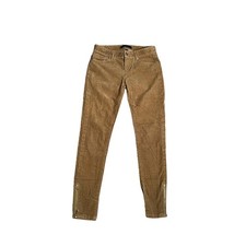 Juicy jeans Juicy Couture Skinny Ankle Zip Corduroy Pants Brown Sz 25